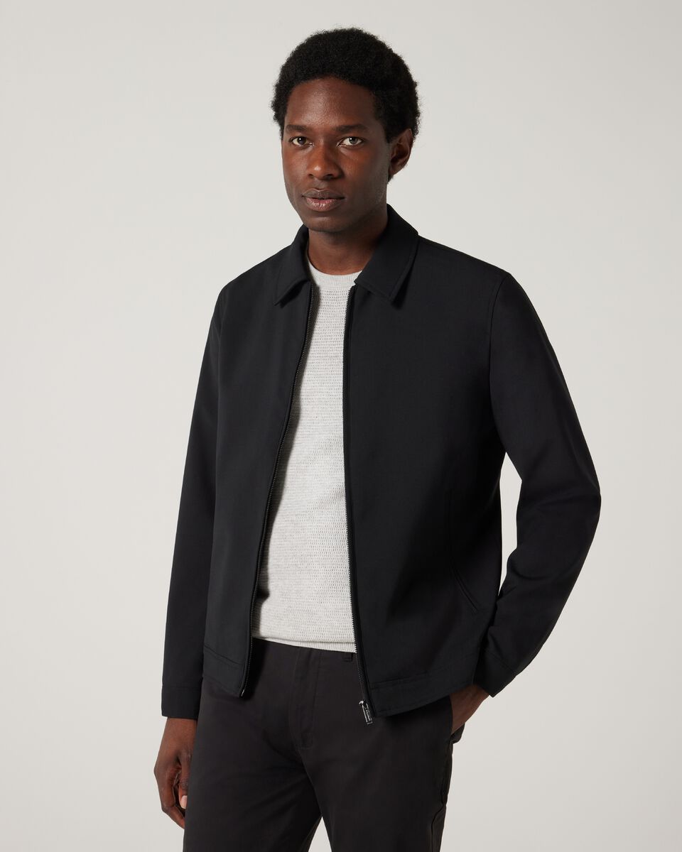 Australian Wool Bomber With Zip Closure, Australian Wool Bomber With Zip Closure, , hi-res